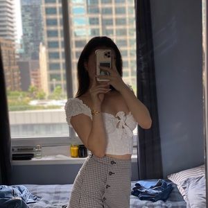 ELOUISE CROP TOP BRODERIE